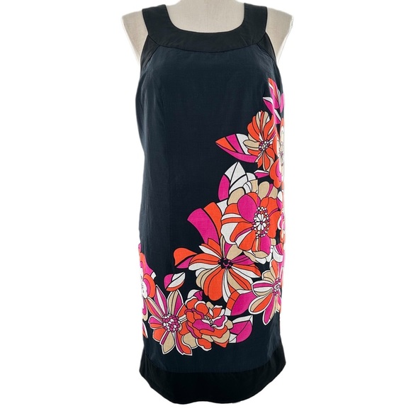 Lane Bryant womens dress 14 multicolored floral pencil 100% cotton Corp core - Picture 11 of 11